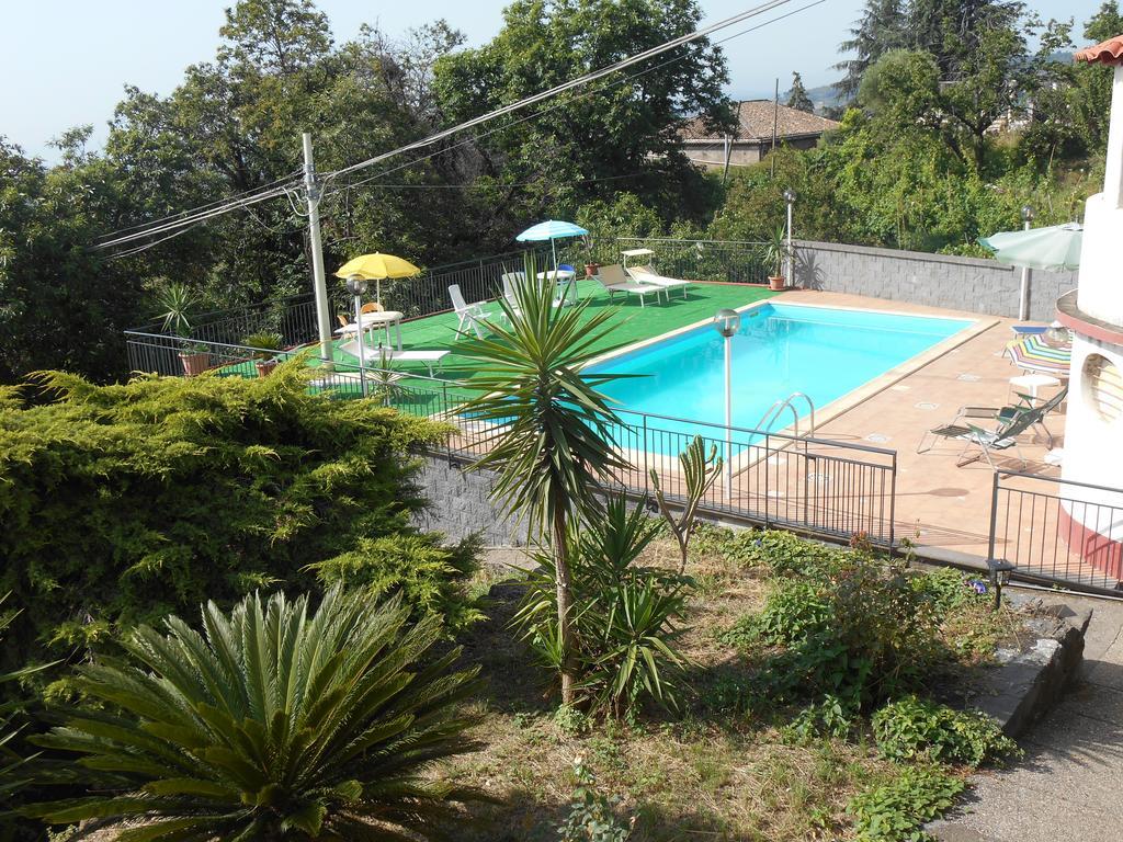 Al Villino Sunshine In Villa Con Piscina Ed Idromassaggio SantʼAlfio Εξωτερικό φωτογραφία